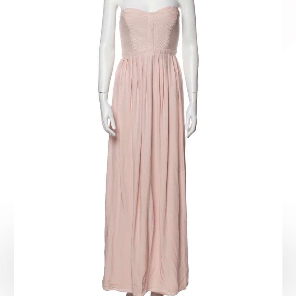 Parker Black Tie Gown — Baby ballet pink